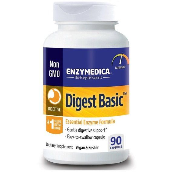 Травні ферменти Enzymedica Digest Basic, Essential Enzyme Formula 90 Caps ENZ-29010