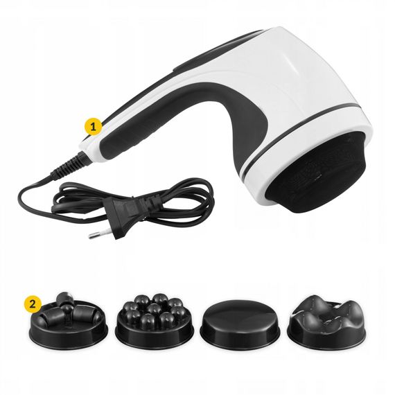 Антицелюлітний ручний масажер для тіла 4FIZJO Body Shaping 4 в 1 4FJ0557 White (P-5907739319111) | Зображення 3