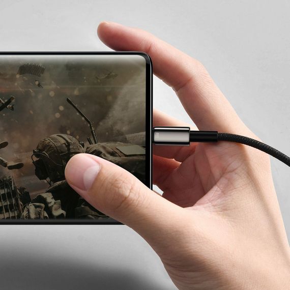 Кабель Baseus Tungsten Gold Fast Charging Type-C 66W (2m) | Зображення 2