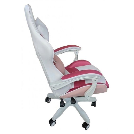 Кресло геймерское Bonro Lady 807 розово-белое игровое компьютерное 42300098 | Зображення 6