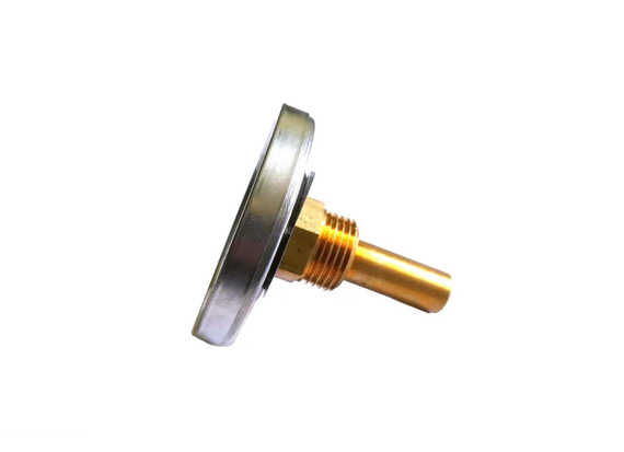 Термометр D 65мм/120°С биметаллический трубчатый с погружной гильзой L-50 мм 1/2" PAKKENS Турция | Зображення 3