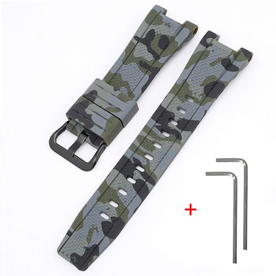Ремінець для Годинник C2asio G-Shock GST-W300 Camo Green BK