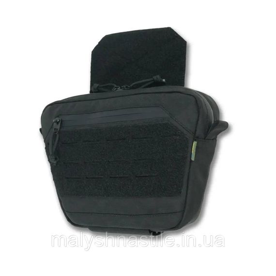 Сумка-напашник XL з балістичним пакетом 1 клас захисту Kiborg GU Сordura Black | Зображення 3
