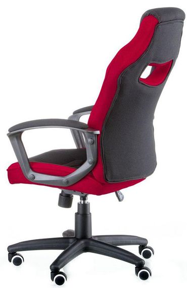 Геймерское кресло Riko black/red, цвет черно - красное, обивка - ткань | Зображення 4