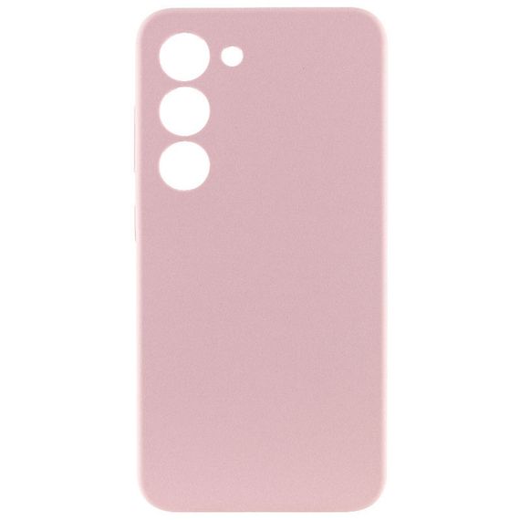 Чохол Silicone Cover Lakshmi Full Camera (AA) для Samsung Galaxy S23 Рожевий / Pink Sand