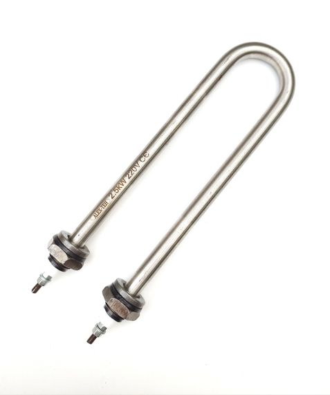 Тэн нержавейка 2500W D13/м22 дугообразный для воды