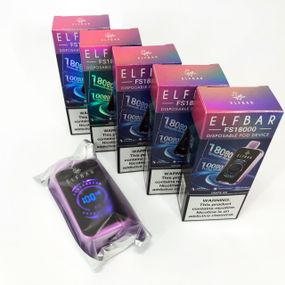 ELF BAR FS18000 смак Виноград (Grape Ice)