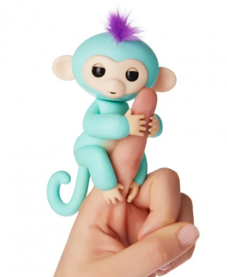 Мавпа інтерактивна на палець Happy Monkey Fingerlings quality рожева | Зображення 5