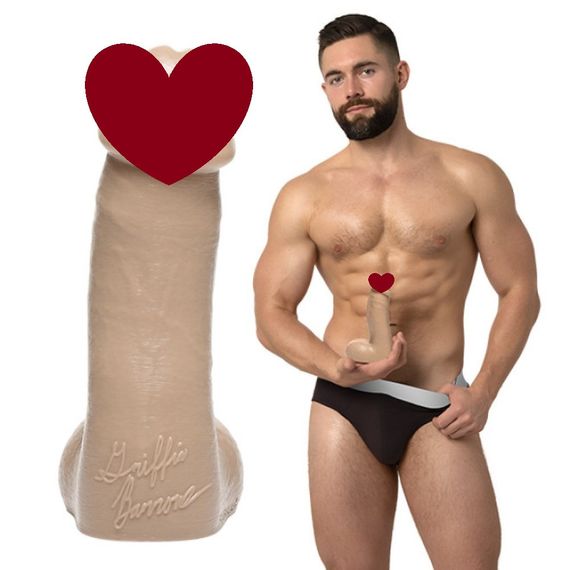 Фалоімітатор із мошонкою реалістичний Fleshjack Boys Griffin Barrows Silicone Dildo (RP), тілесний Sex Aura