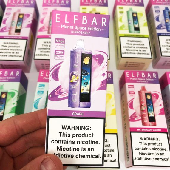 ELF BAR Planet 25000. Виноград (Grape) | Зображення 1