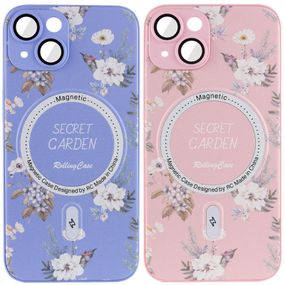 TPU+PC чохол Secret Garden with MagSafe для Apple iPhone 14 (6.1")