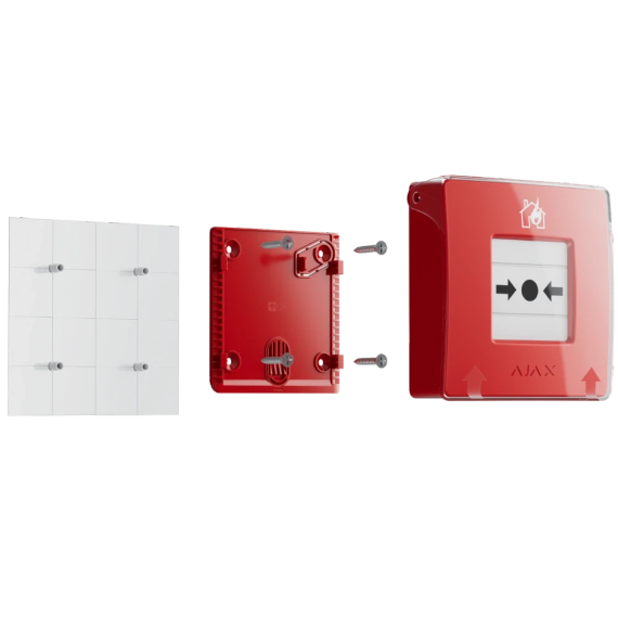 Ajax Manual Call Point (Red) (8EU) ASP ручний пожежний Сповіщувач