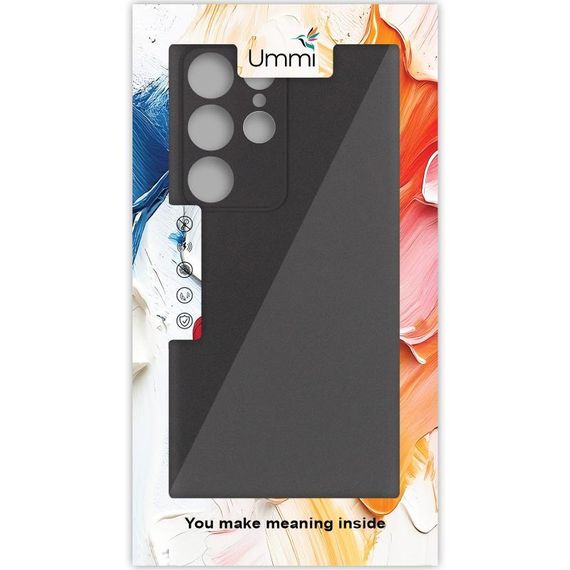 Чохол Silicone Cover Ummi Lakshmi Full Camera (AA) для Samsung Galaxy S24 Ultra Чорний / Black | Зображення 3