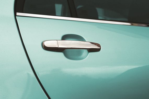 Накладки на ручки (4 шт, нерж) Carmos - Турецкая сталь для Daihatsu Terios 2006-2024 гг