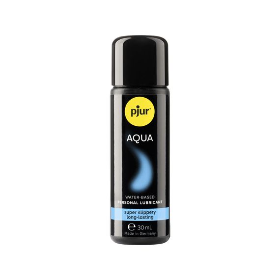 Лубрикант на водній основі pjur Aqua 30 мл, ефект оксамитової шкіри без прилипання
