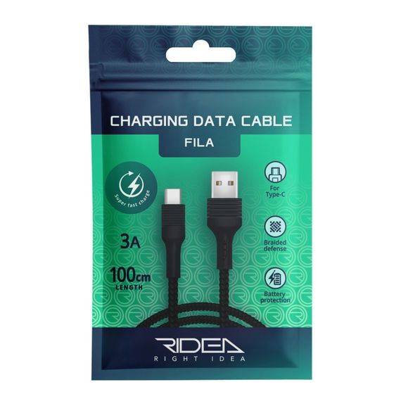 USB Ridea RC-M122 Fila Type-C 3A | Зображення 2