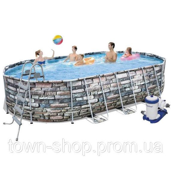 Бассейн каркасный Bestway 56719 (610-366-122см), 20241 л | Зображення 1