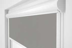 Рулонная штора Rolets Роял 2-816-1300 130x170 см закрытого типа Серая