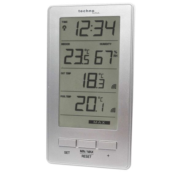 Термогігрометр Technoline WS9069 IT Silver (WS9069) | Зображення 1