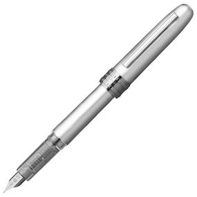 Алюминиевая перьевая ручка Platinum Plaisir, тонкое (F), белый