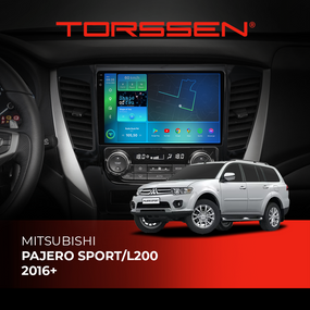 Штатна магнітола Torssen 2K Mitsubishi Pajero  Sport/L200 2016+ F96128 4G Carplay DSP