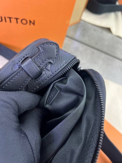 Сумка месенджер Louis Vuitton S-LOCK чорний чоловічий c808 | Зображення 4
