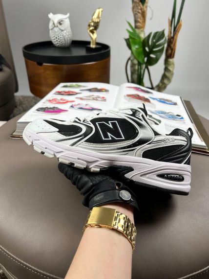 Мужские кроссовки New 530 Premium Black White весна / літо / осінь A3659 43 27.5 см | Зображення 4