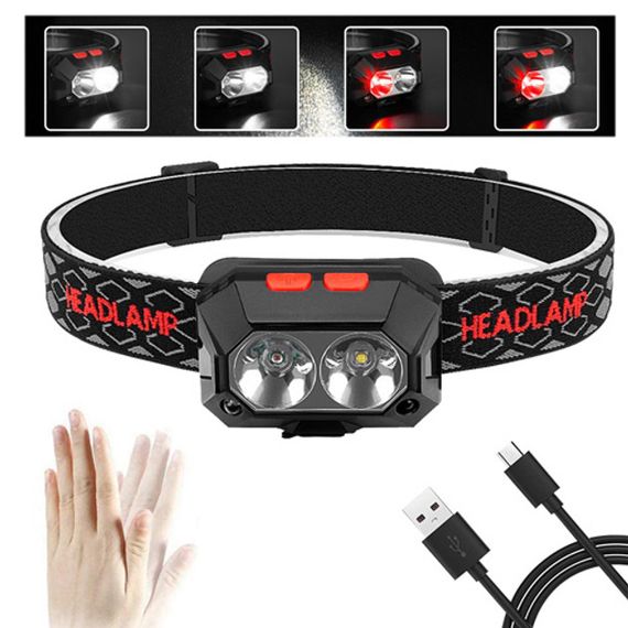 Фонарь для походов на лоб, Налобный фонарь для сто, Led фонарь на голову Очень мощный налобный GC-10 | Зображення 5