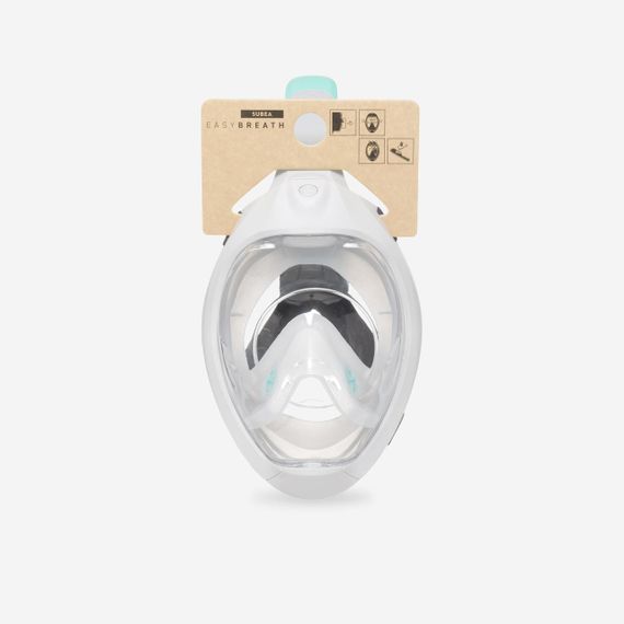 Маска Easybreath для снорклінгу для дорослих сіра - M/L | Зображення 9