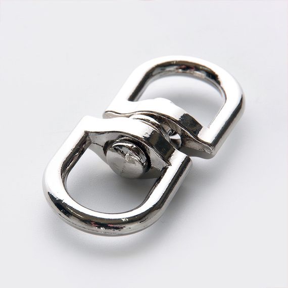 Вертлюг нікельований 6 мм петля-петля (пачка, красно 20 шт.) APRO VR-6N1 | Зображення 1