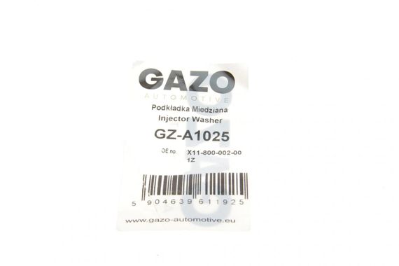 Шайба під форсунку Citroen Berlingo Peugeot Partner 2.0 HDi 99-08 GZ-A1025 | Зображення 1