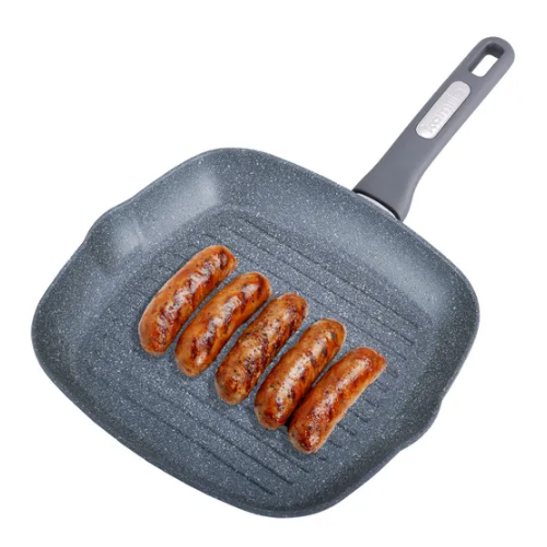 Сковорідка-гриль d28см алюміній а/п Granite 4278GR KAMILLE | Зображення 4