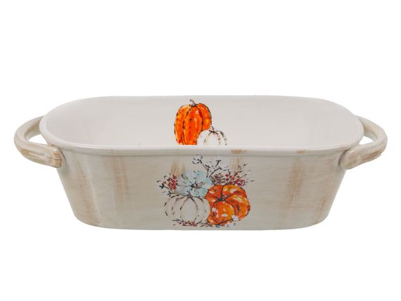 Керамическое блюдо для запекания Pumpkin Baker 32х14х8 см | Зображення 1