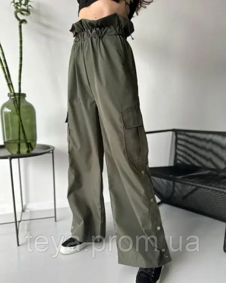 Штани колір хакі розмір XL FI_006907 | Зображення 1
