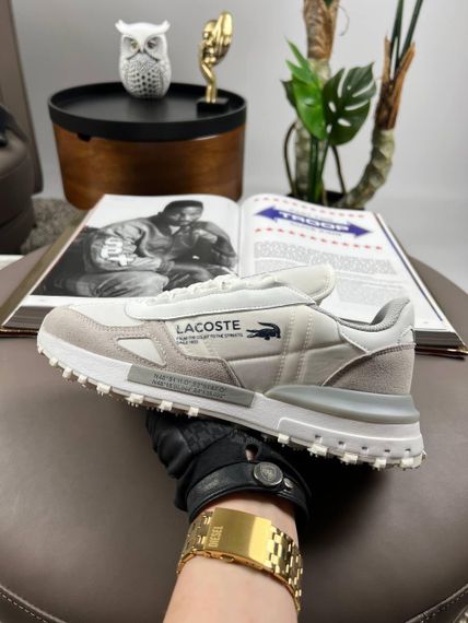 Чоловічі кросівки Lacoste Elite  Active White Grey (топ якість) A3929 43 27,5 | Зображення 4