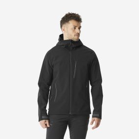 Куртка чоловіча WARM 500 з софтшелу чорна - 2XL