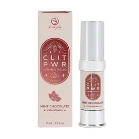 Бальзам для клитора с вибрацией - Secret Play Clit Pwr Mint Chocolate, 15 мл (05/2026) Sex Aura