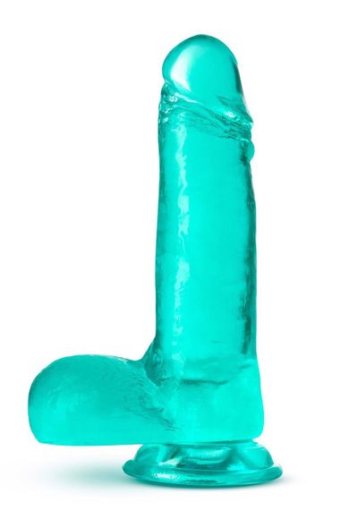 Фалоімітатор реалістичний Blush B Yours Plus Rock n Roll на присосці, бірюзовий sexstyle | Зображення 5