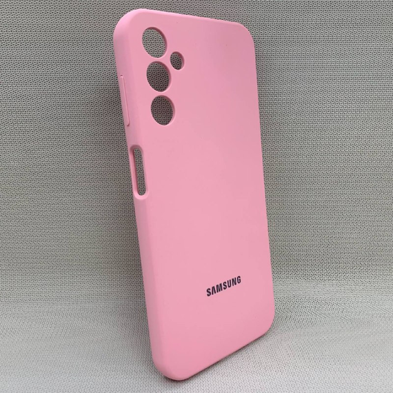 Чохол з логотипом для Samsung Galaxy A14 | Протиударний | Soft Touch | Рожевий