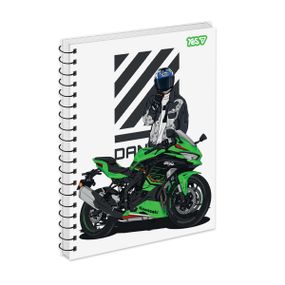Зошит для записів А5 YES Moto 152299 80 аркушів