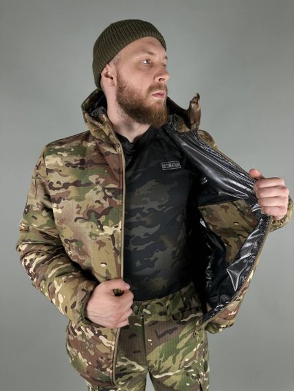 Чоловіча тактична куртка  ULTIMATUM Omni-Heat Мультикам військова куртка мультикам | Зображення 4