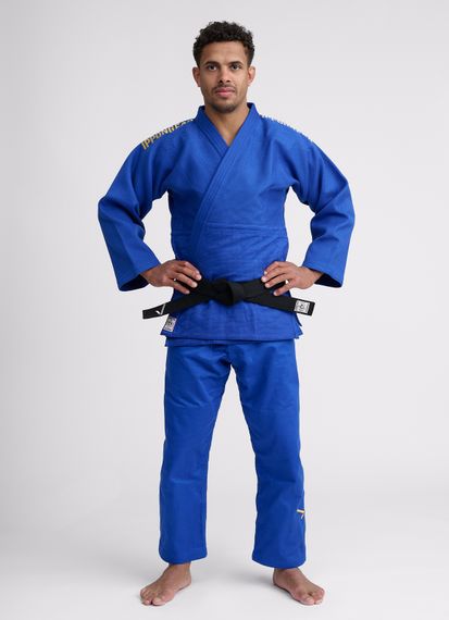 Кімоно для дзюдо ліцензійне IPPONGEAR, серія LEGEND 2 (IJF Approved), синє, розмір 190, Regular (прямий крій)