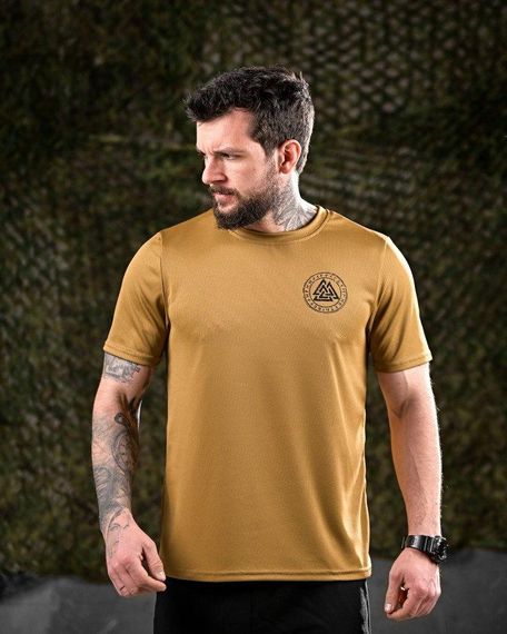 Тактична потоотводна футболка Oblivion РУНЫ койот ДЛ7033 | Зображення 1