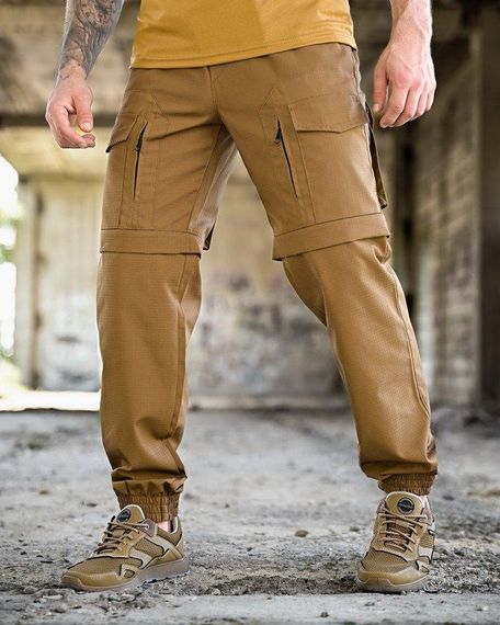 Тактичні штани шорти джоггери MINISTERIUM койот ПП7806 | Зображення 1