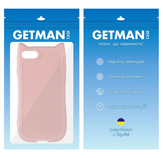 Чохол TPU GETMAN Cat with straps для Apple iPhone 16e (6.1") Pink | Зображення 5