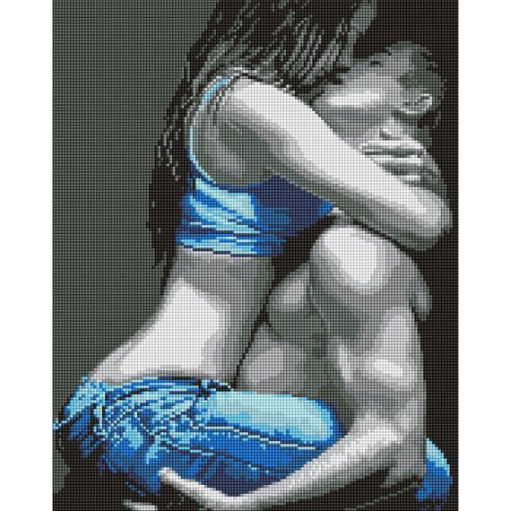 Алмазна мозаїка "Пристрасні обійми" AMO7942 40х50см