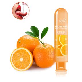 Їстівний лубрикант Fall in love Апельсин на водній основі 80 мл. Помаранчевий 456936