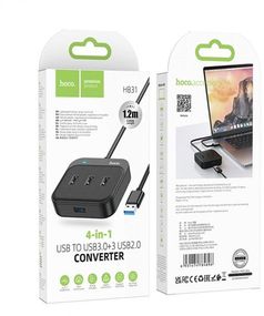 USB-хаб 4-в-1 HOCO HB31 Easy (34379-01_191)