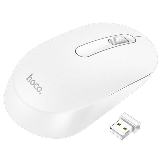 Беспроводная компьютерная мышка Hoco GM14 - White