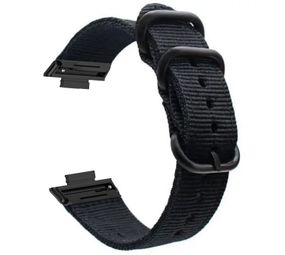 Нейлоновый ремешок Primo Traveller для фитнес браслета Huawei Watch Fit 2 - Black